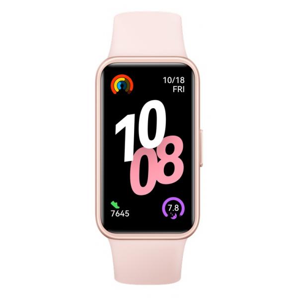 Huawei Band 10 AMOLED Braccialetto per rilevamento di attività 3,73 cm [1.47] Rosa (Huawei Band 10 Nora-B19F pink fluoroelastomer)