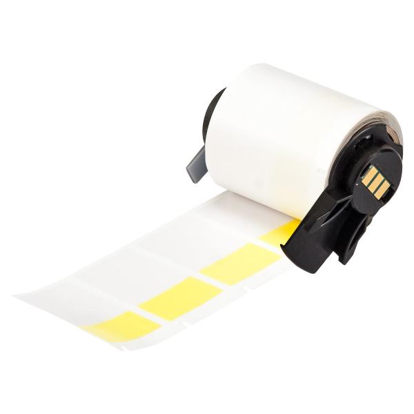 Brady M6-31-427-YL etichetta per stampante Trasparente, Giallo Etichetta per stampante autoadesiva (Self-Laminating Vinyl Wrap - Around Labels for M610, M611, - BMP61, M710 [with media adapter] and B