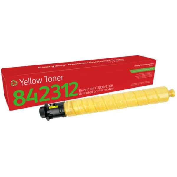 Toner rigenerato Everyday™ di Xerox Giallo compatibile con Ricoh 842312, Capacità standard (EVERYDAY REMANUFACTURED TONER - YELLOW REPL. RICOH 842312)