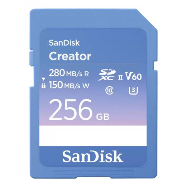 SanDisk Creator 256 GB SDXC UHS-II Classe 10 (SanDisk Creator - flashhukommelseskort)