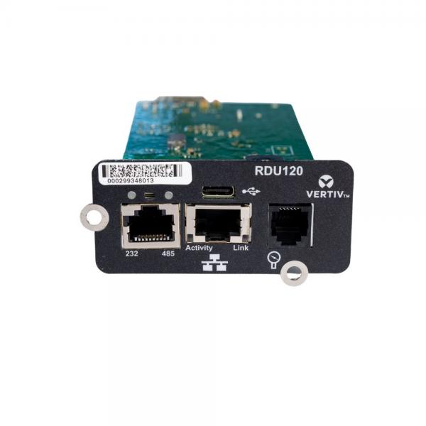 Vertiv Liebert IntelliSlot RDU120 Interno Ethernet 1000 Mbit/s (KIT RDU120 COMMUNICATION CARD - )