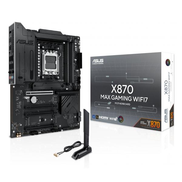 ASUS X870 MAX GAMING WIFI7 AMD X870 Socket AM5 ATX (X870 MAX GAMING WIFI7)