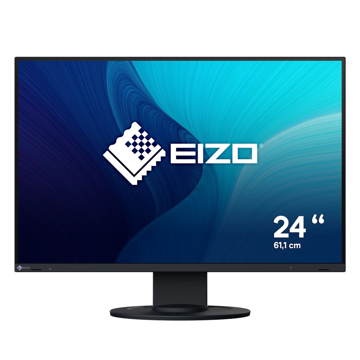 EIZO FlexScan EV2410R-BK Monitor PC 61,2 cm [24.1] 1920 x 1200 Pixel WUXGA LCD Nero ([New ] EV2410R Display Port , HDMI , DVI-D ,USB TYPE A & B H/a Rotation BEZEL LESS EV2410R-BK)
