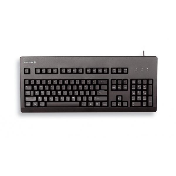 CHERRY G80-3000 tastiera Universale USB + PS/2 Nero (CHERRY G80-3000 BLUE SWITCH - UK-ENGLISH) - Versione UK