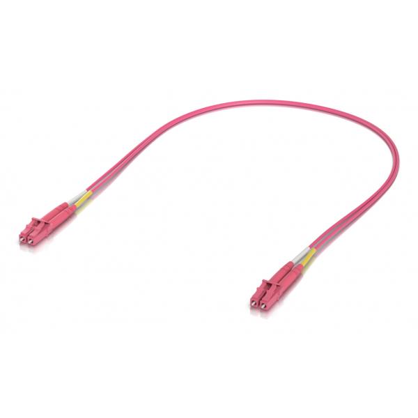 Ubiquiti UACC-OFC-M2-LULU-0.5M-50 cavo InfiniBand e in fibra ottica 0,5 m LC LC/LC Rosa (Indoor OM4 multi-mode fiber - patch cable with duplex LC - UPC connectors. 0.5M, 50 pack - Warranty: 24M)