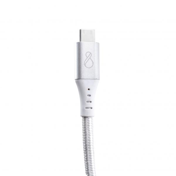 Ochno O-USBG2-70-1 cavo USB USB 3.2 Gen 2 [3.1 Gen 2] 0,7 m USB C Bianco (Ochno USB-C to USB-C Cable Gen2, Strai)
