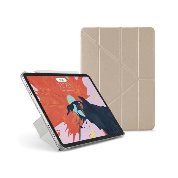 Pipetto Origami 27,9 cm [11] Custodia a libro Champagne, Trasparente (Pipetto iPad Pro 2018 11 Origami Case)