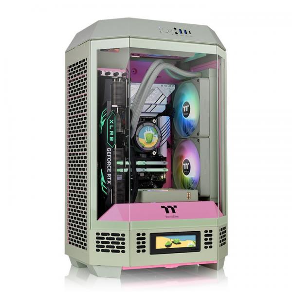 Thermaltake Tower 300 Matcha Plum Micro Tower Susina (Thermaltake The Tower 300 - minitower)