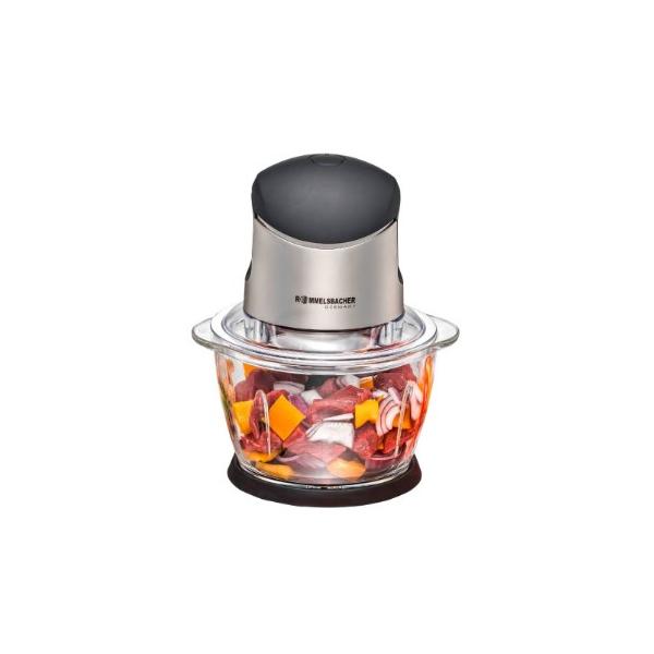 Rommelsbacher MZ 400 tritaverdure elettrico 1 L 400 W Nero, Acciaio inox (Rommelsbacher MZ 400 blender 1 L 400 W)