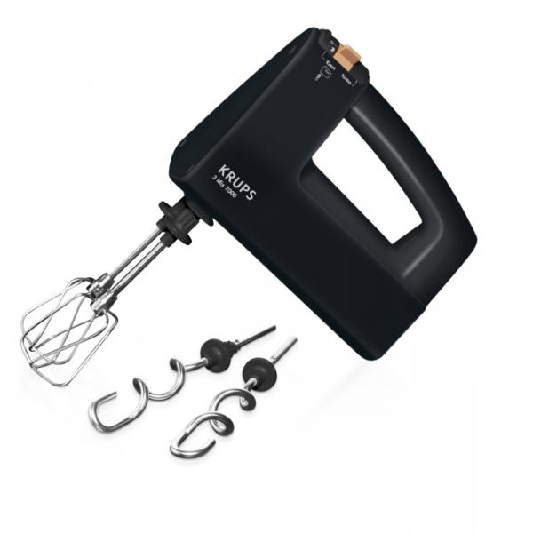 Krups F6085811 sbattitore Sbattitore manuale 500 W Nero, Rame (Krups 3 MIX 7000 F60858 - h?ndmixer -)