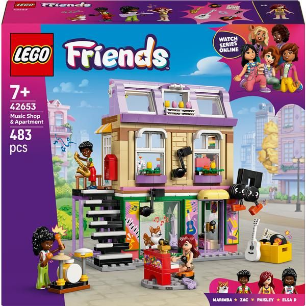 LEGO Friends 42653 Sklep Muzyczny I Mi