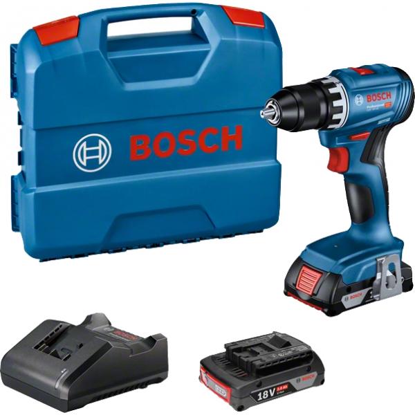 Bosch GSR 18V-45 1900 Giri/min 900 g Nero, Blu, Rosso (Bosch GSR 18V-45 Professional - bor/dr)