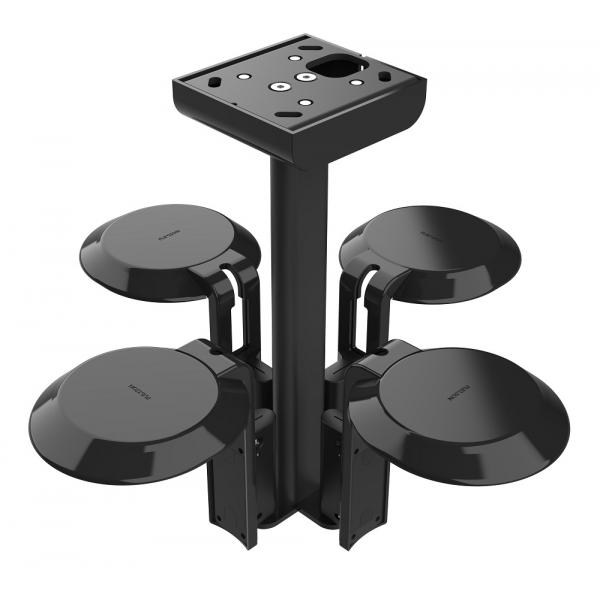 Flexson FLXE100CM4021 supporto da parete per casse acustiche Soffitto Acciaio inox Nero (Flexson Ceiling Mount Quad SONOS ERA 1)