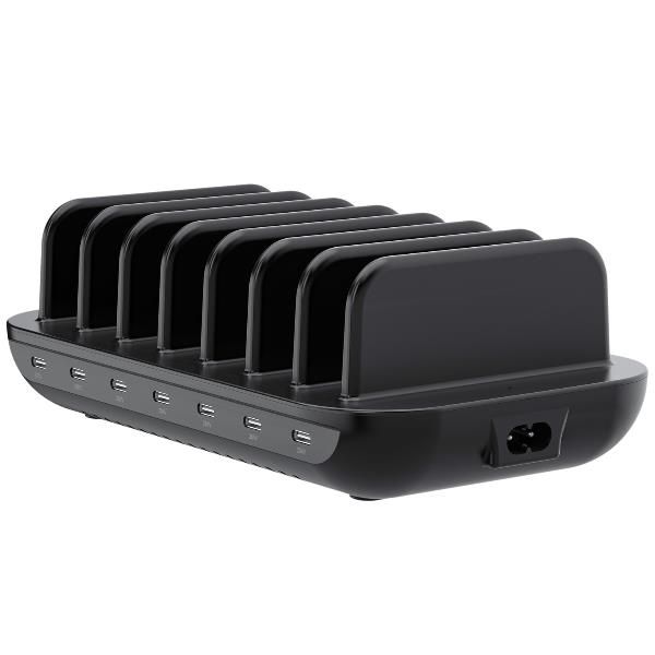 Conceptronic OZUL07B Caricabatterie per dispositivi mobili Universale Nero AC Ricarica rapida Interno (160W 7-Port Usb Pd Charging - Station, Usb-C X 7, Pd 3.0 - Warranty: 12M)