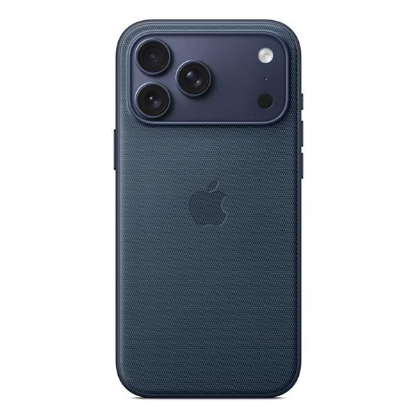 Apple Custodia MagSafe in tessuto TechWoven per iPhone 17 Pro Max - Blu (Apple - Cover per cellulare - Compatibilit? MagSafe - TechWoven - blu - per iPhone 17 Pro Max)