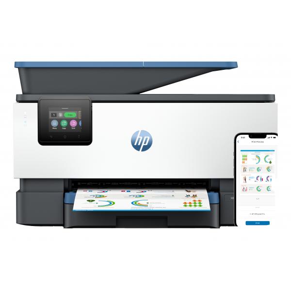 HP OfficeJet Pro 9125e Wireless All-in-One Colore Stampante, Instant Ink; Stampa fronte/retro (Officejet Pro 9125E - All-In-One Printer Thermal - Inkjet A4 4800 X 1200 Dpi 22 Ppm Wi-Fi - Warranty: 12