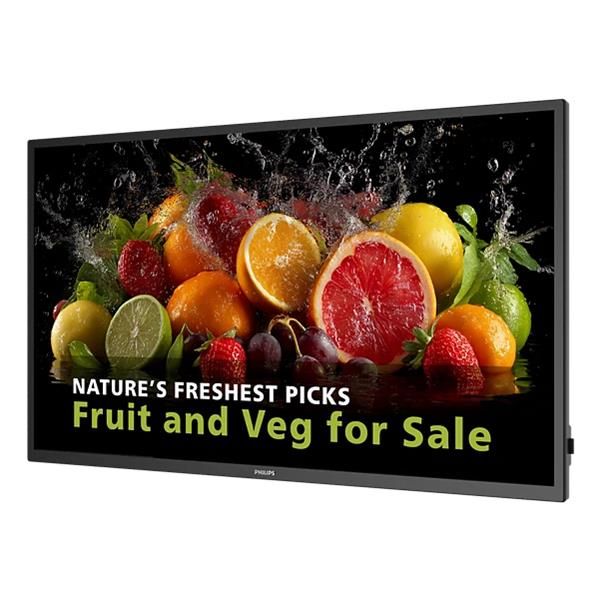 Philips Serie 5000 50BDL5050D/00 visualizzatore di messaggi 127 cm [50] LCD Wi-Fi 600 cd/m² Full HD Nero Processore integrato Android (50IN LCD ADS 4K 38402160 16:9 - 600 CD/M2 CONTRAST 1200:1 8 MS D