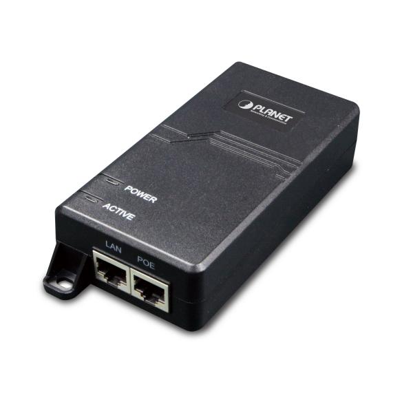 PLANET POE173 switch di rete Gigabit Ethernet [10/100/1000] Supporto Power over Ethernet [PoE] Nero (1P Inj Gb PoE+ 60W)