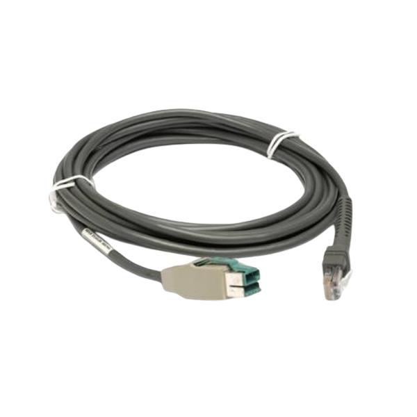 Zebra CBA-U35-S15ZBR lettero codici a barre e accessori Cavo USB (15FT CABLE SHIELDED USB - POWERPLUS CONNECTOR 4.6M STRAIGH)