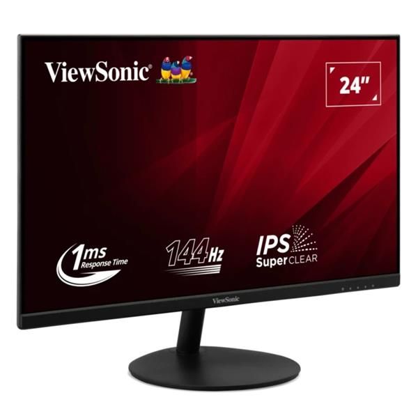 Viewsonic VA VA24E2-H Monitor PC 60,5 cm [23.8] 1920 x 1080 Pixel Full HD LED Nero (23.8IN LCD 1920X1080 IPS VGA - HDMI NON-SPEAKER BLACK)