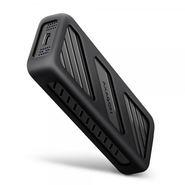 Axagon EEM2-20G NVMe-SSD-Gehäuse USB-C 3.2 20 Gbps 2230 - 2280 - schwarz Box esterno SSD Nero M.2 (AXAGON EEM2-20G, USB-C 20Gbps)