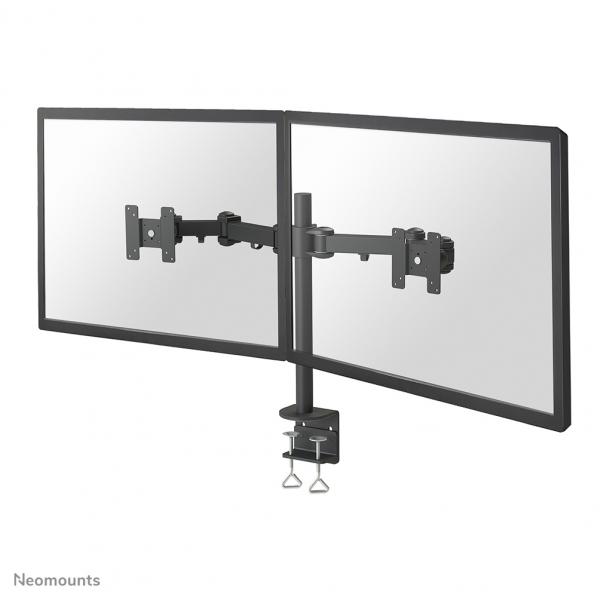 Neomounts FPMA-D960D Braccio per monitor 10-27 (Neomounts FPMA-D960D - Mounting kit - full-motion - for 2 LCD displays - black - screen size: 10-27 - clamp mountable, desk-mountable)