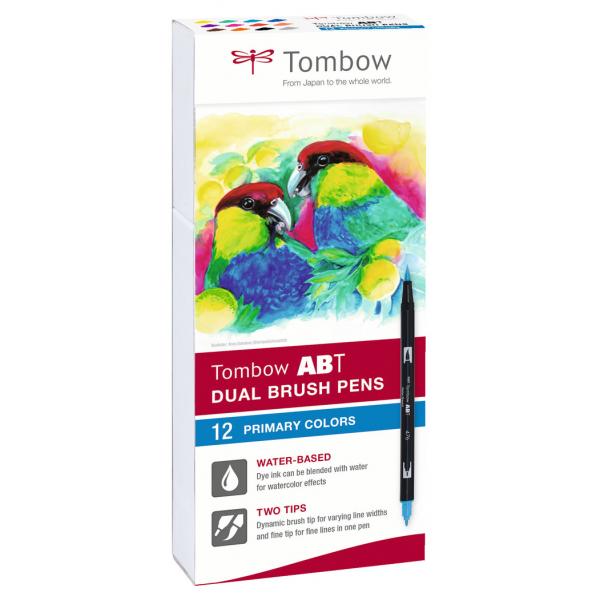 Tombow ABT-12P-1 marcatore Multicolore 12 pz (Tombow ABT-12P-1 filtpen Flerfarvet 12)