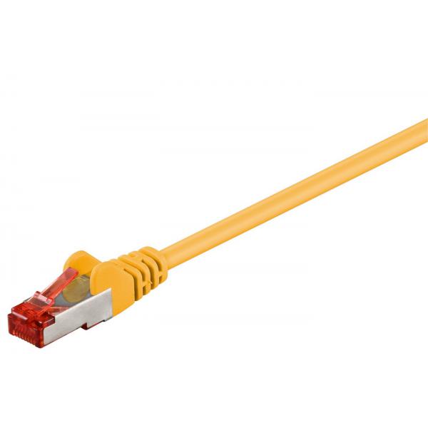 Microconnect SSTP620Y cavo di rete Giallo 20 m Cat6 S/FTP [S-STP] (S/FTP CAT6 20m Yellow LSZH - PiMF [Pairs in metal foil] - 4x2xAWG 27, CU - Warranty: 300M)