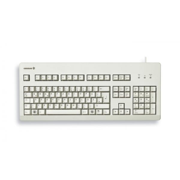 CHERRY G80-3000 tastiera Universale USB QWERTY Inglese UK Grigio (CHERRY G80-3000 BLUE SWITCH - UK-ENGLISH) - Versione Tedesca