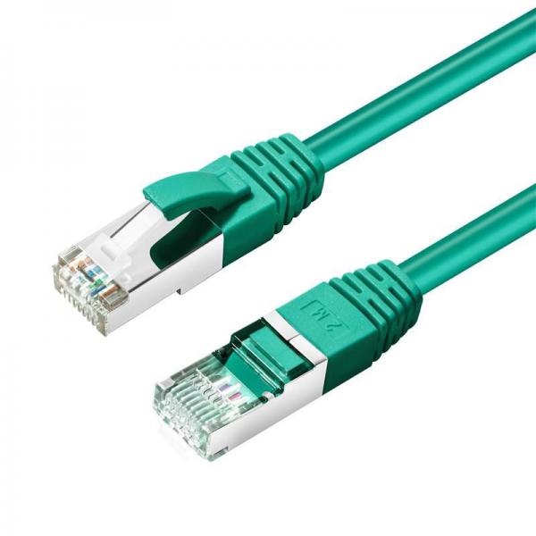 Microconnect SSTP620G cavo di rete Verde 20 m Cat6 S/FTP [S-STP] (S/FTP CAT6 20m Green LSZH - PiMF [Pairs in metal foil] - 4x2xAWG 27, CU - Warranty: 300M)