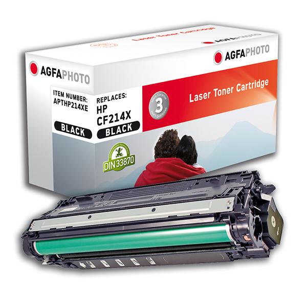 AgfaPhoto CF214X cartuccia toner 1 pz Nero (Toner BK, rpl CF214X / 14X - Pages 17.500 - Warranty: 36M)