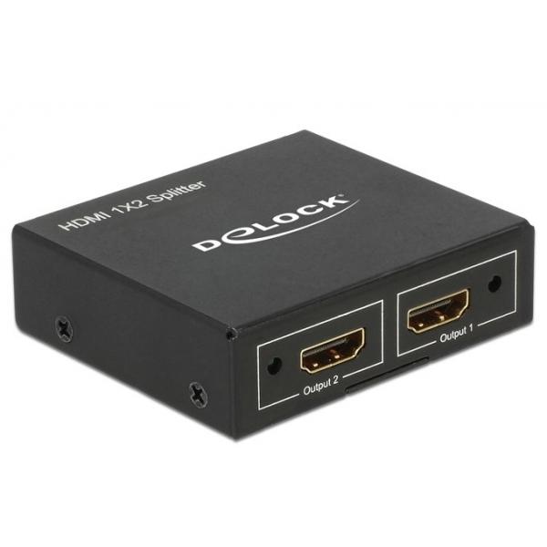 DeLOCK 87701 ripartitore video HDMI 2x HDMI (DeLock HDMI Splitter 1 x HDMI in > 2)