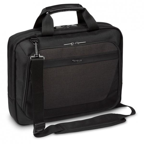 Targus TBT913EU borsa per laptop 35,6 cm [14] Valigetta ventiquattrore Nero, Grigio (Targus CitySmart Slimline Topload - br)