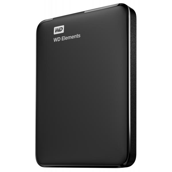 Western Digital Elements Portable disco rigido esterno 1 TB 2.5 Micro-USB B 3.2 Gen 1 [3.1 Gen 1] Nero (WD Elements Portable WDBUZG0010BBK -)