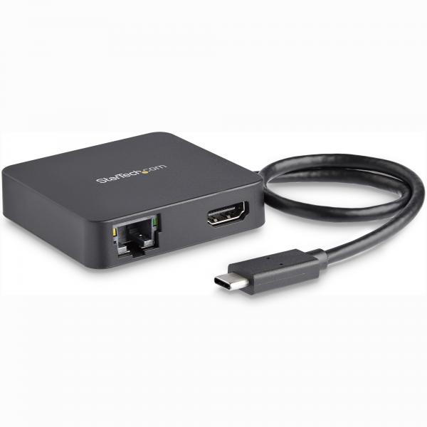StarTech.com Adattatore Multiporta USB-C per Portatili - 4k HDMI - GbE - USB Tipo C - USB-A (USB C MULTIPORT ADAPTER USBC - 4K HDMI USB HUB MINI TRAVEL DOCK)