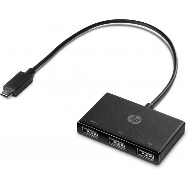 HP Hub USB-C to USB-A (USB-C to USB-A - **New Retail** - Warranty: 12M)