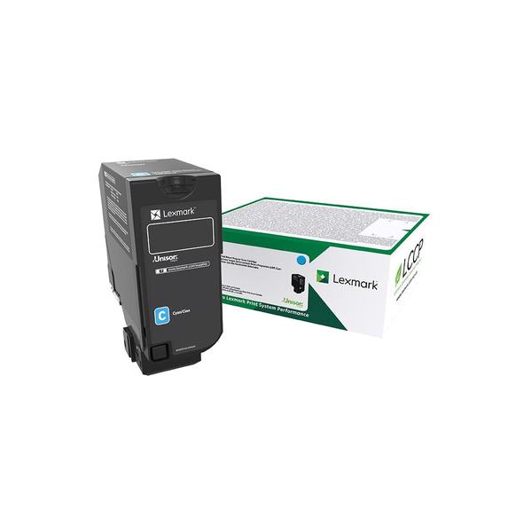 Lexmark 73B20C0 cartuccia toner 1 pz Originale Ciano (CX 827 CYAN RETURN CART)