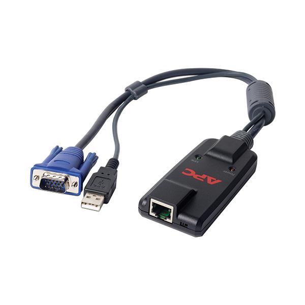 APC KVM-USBVM cavo per tastiera, video e mouse Nero (KVM 2G MODULE USB WITH VIRTUAL MEDIA)