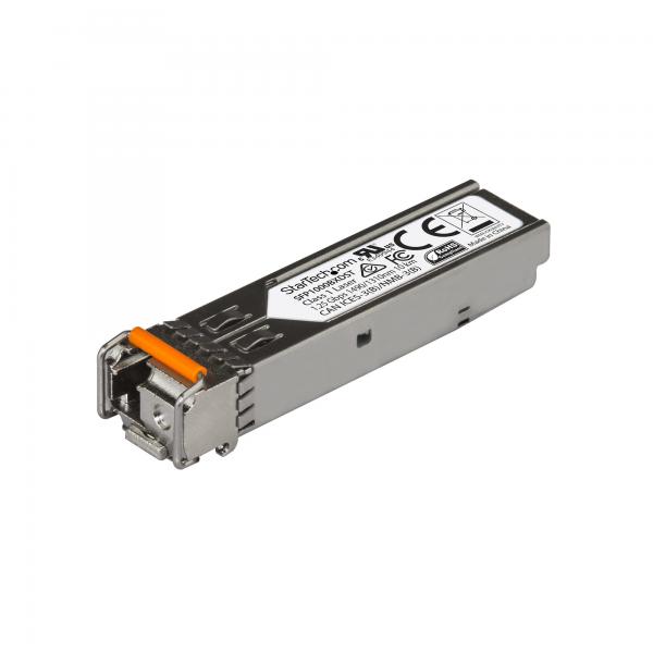 StarTech.com Modulo Ricetrasmettitore SFP in Fibra Gigabit Conforme MSA - 1000BASE-BX [Downstream] (StarTech.com MSA Uncoded SFP Module, 1)