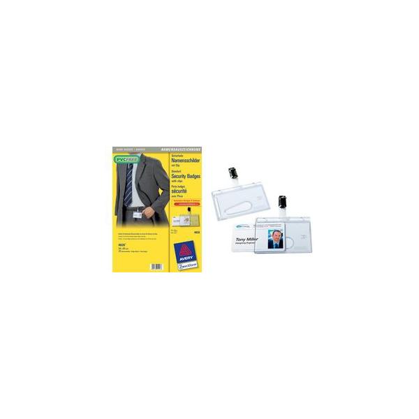 Avery 4826 badge e porta badge 25 pz (Avery 4826 badge og badgeholder 25 stk)