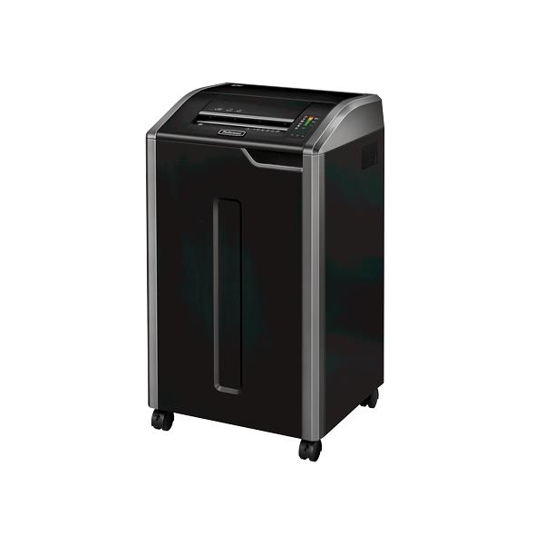 Fellowes 425Ci distruggi documenti Triturazione incrociata 30 cm Nero, Argento (Powershred 425CI Shredder [Cross Cut] 230v EU/UK)
