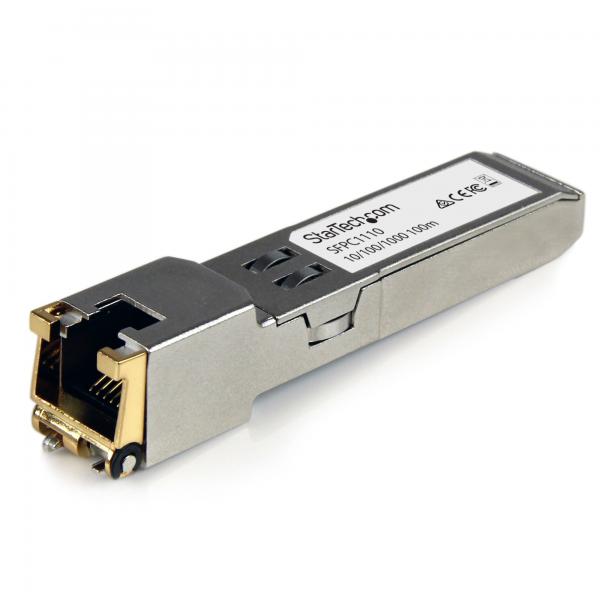 StarTech.com Cisco SFP-GE-T Compatibile - Modulo ricetrasmettitore SFP - 1000BASE-T (RJ45 GIGABIT COOPER SFP - TRANSCEIVER MOD MINI-GBIC 100M)