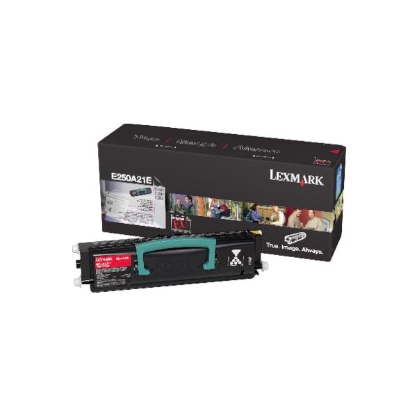 Lexmark E250, E35x cartuccia toner 1 pz Originale Nero (Toner Black - Pages 3500 - Warranty: 12M)