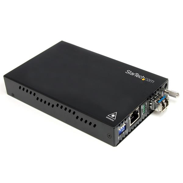 StarTech.com Convertitore media in fibra Gigabit 1000 Mbps fibra MM LC 550 m (FIBER MEDIA CONVERTER GIGABIT - 1000MBPS MM FIBRE LC 550M)
