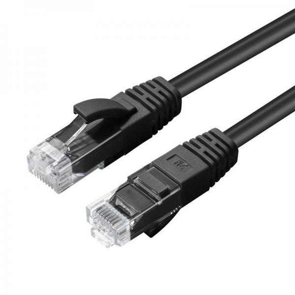 Microconnect UTP630S cavo di rete Nero 30 m Cat6 U/UTP [UTP] (U/UTP CAT6 30M Black LSZH - Unshielded Network Cable, - LSZH, 4x2xAWG 24 CU - Warranty: 300M)
