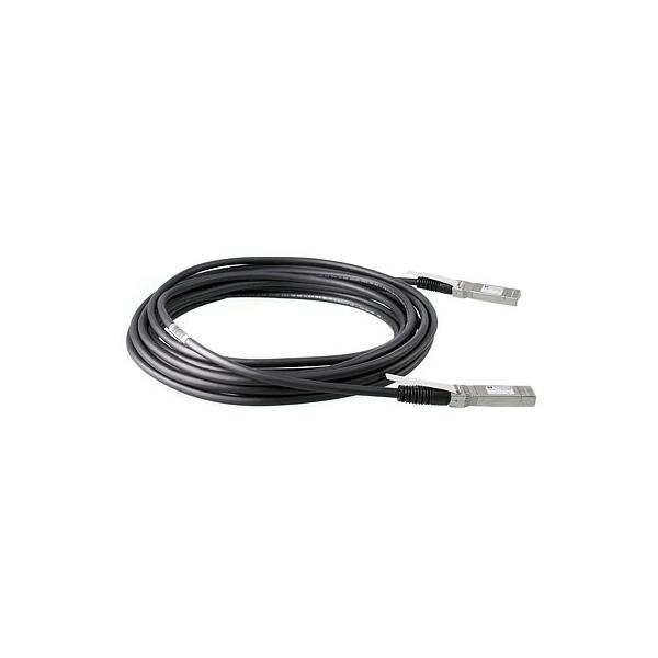 HPE X242 SFP+ SFP+ 7m Direct Attach Cable cavo InfiniBand e in fibra ottica SFP+ Nero (ProCurve 10-GbE SFP+ 7m Cable - **New Retail** - Warranty: 36M)