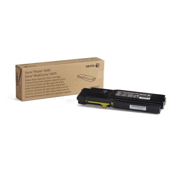 Xerox Cartuccia toner Giallo per Phaser™ 6600, WorkCentre™ 6605 (HIGH CAPACITY YELLOW - TONER CARTR NA [YIELD 6K])