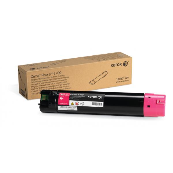 Xerox Cartuccia toner Magenta a Standard da 5.000 pagine per Phaser 6700 [106R01504] (XEROX WORKCENTRE 6700 MAGENTA STANDARD CAPACITY)