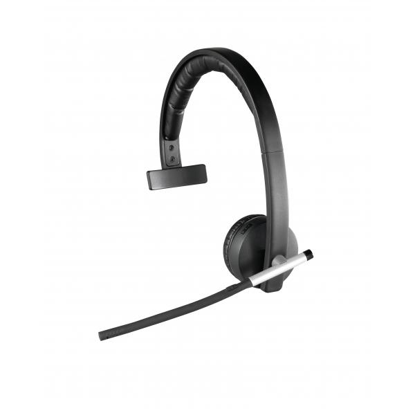 Logitech H820e Auricolare Wireless A Padiglione Ufficio Base di ricarica Nero (LOGITECH WIRELESS HEADSET MONO H520e,ON-EAR)