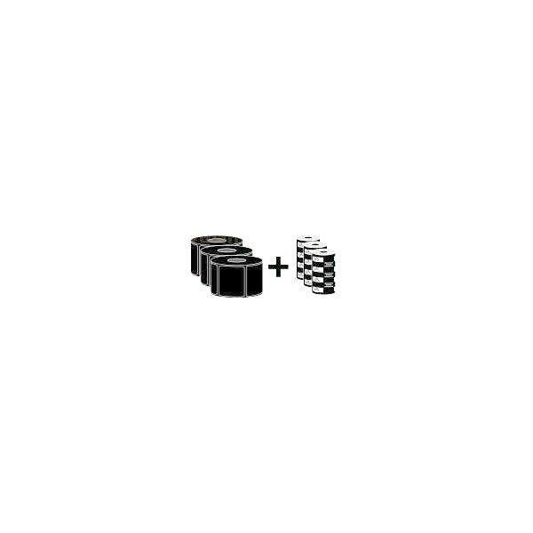 Zebra Z-Select 2000T Bianco Etichetta per stampante autoadesiva (LABEL RIBBON PACK 3006320 - .)